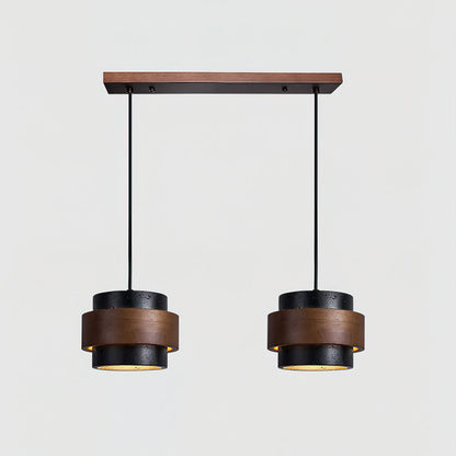 Contemporary Travertine Downlight Pendant Light