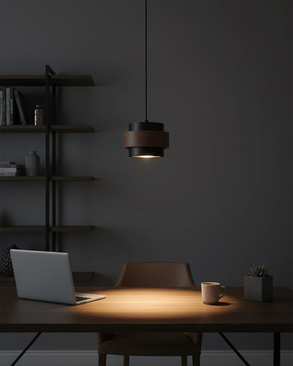Contemporary Travertine Downlight Pendant Light
