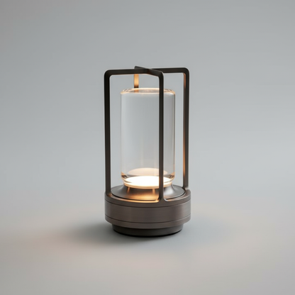 Contemporary Cylinder LED Wireless Table Lamp 1-Light