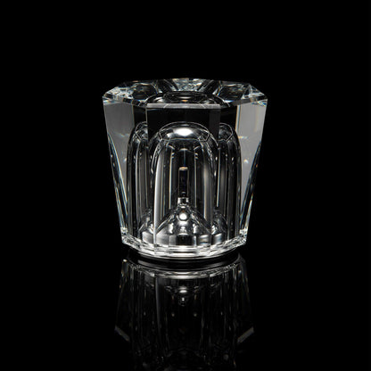 Contemporary Crystal Faceted Prism Table Lamp 1-Light