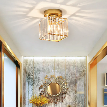 Contemporary Iron 1-Light Flush Ceiling Light 1-Light