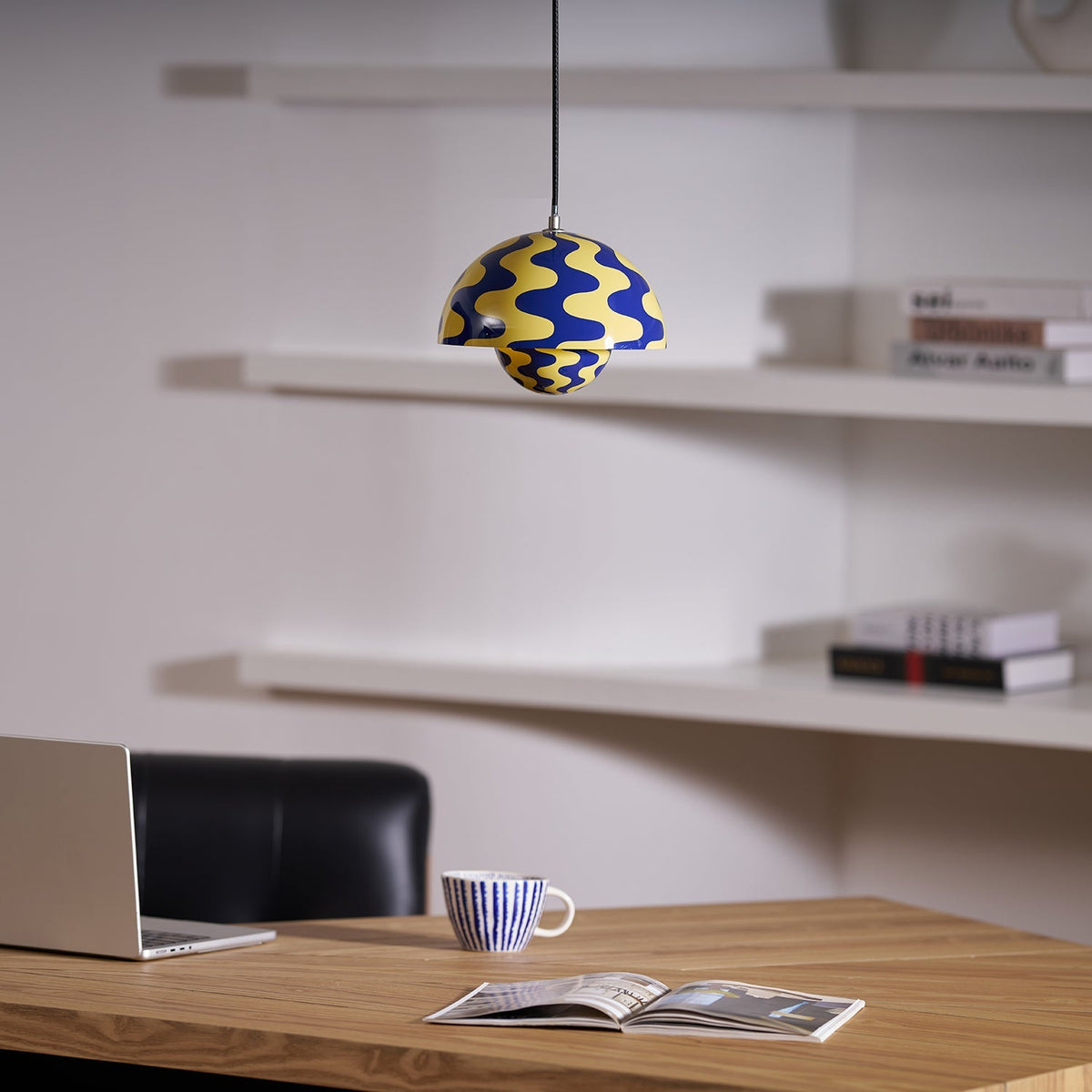Contemporary Acrylic Floating Globe Pendant Light 1-Light