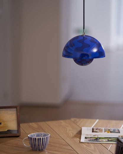 Contemporary Acrylic Floating Globe Pendant Light 1-Light