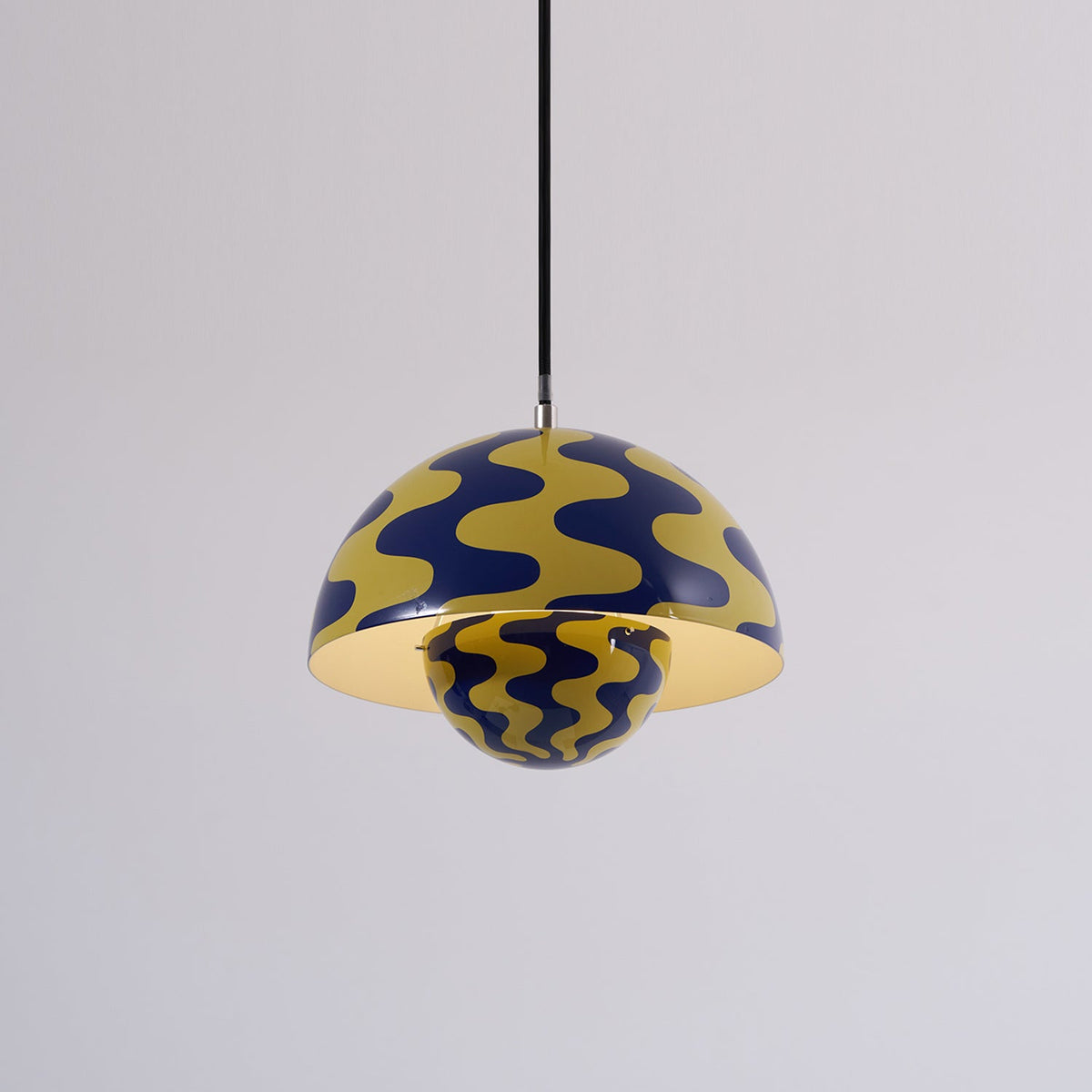Contemporary Acrylic Floating Globe Pendant Light 1-Light