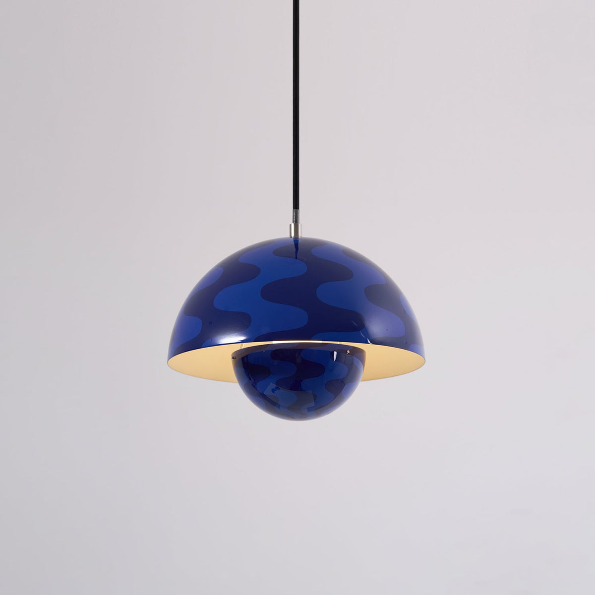 Contemporary Acrylic Floating Globe Pendant Light 1-Light