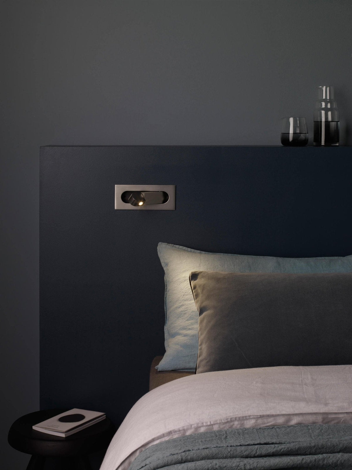 Modern Recessed Rectangular Adjustable LED Wall Sconce 1-Light