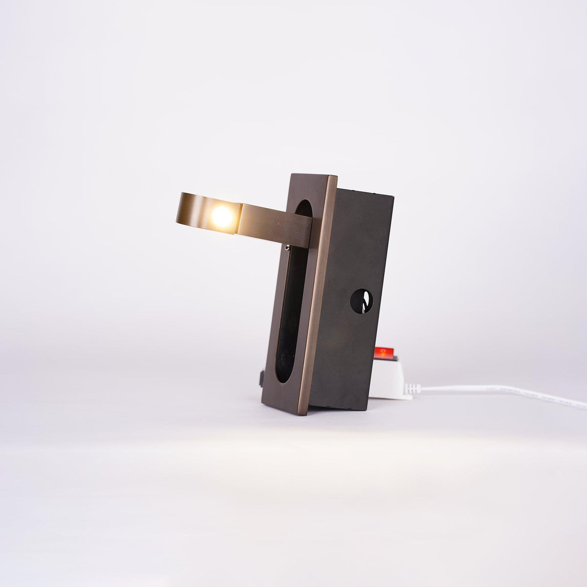 Modern Recessed Rectangular Adjustable LED Wall Sconce 1-Light