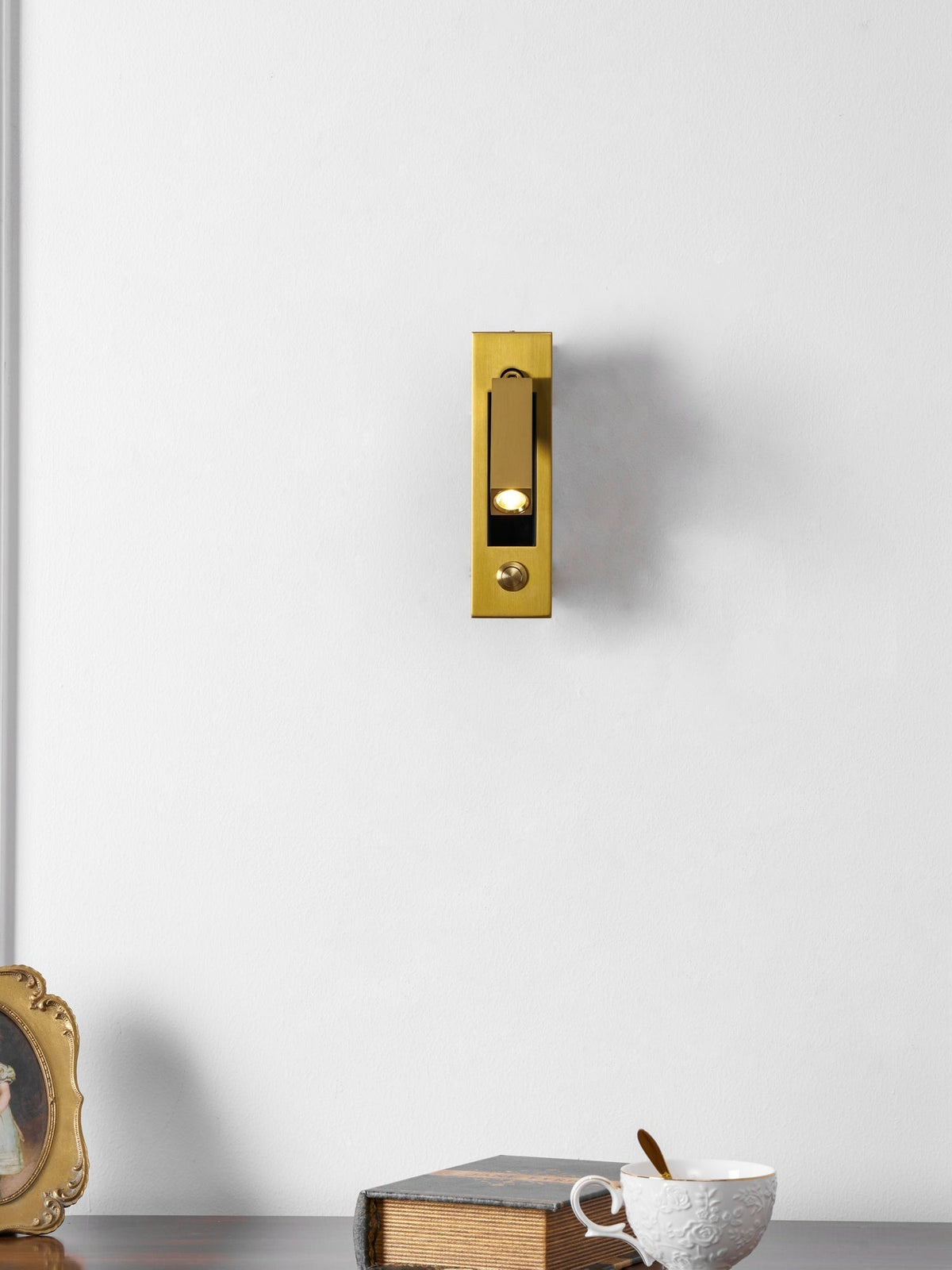 Modern Minimal Embedded Aluminum LED Wall Sconce 1-Light