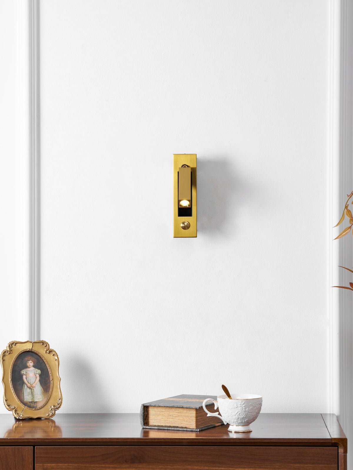 Modern Minimal Embedded Aluminum LED Wall Sconce 1-Light
