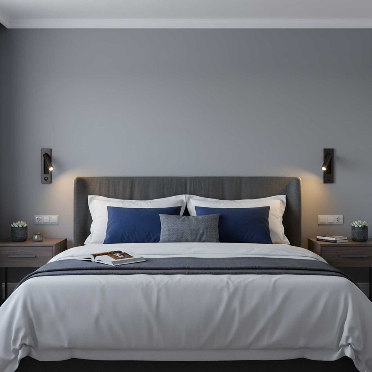 Modern Minimal Embedded Aluminum LED Wall Sconce 1-Light