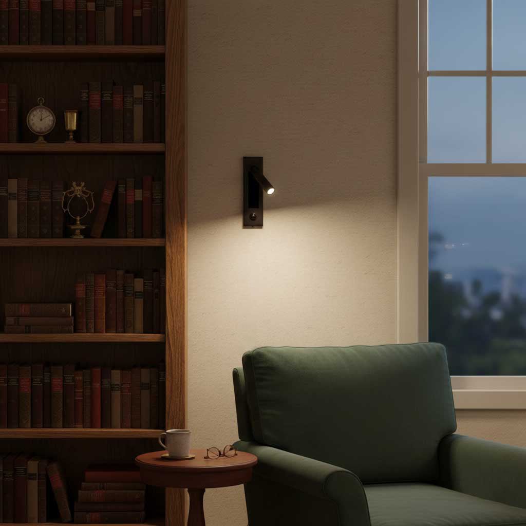 Modern Minimal Embedded Aluminum LED Wall Sconce 1-Light