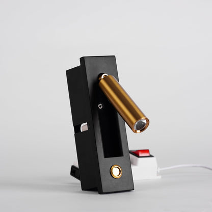 Modern Minimal Embedded Aluminum LED Wall Sconce 1-Light