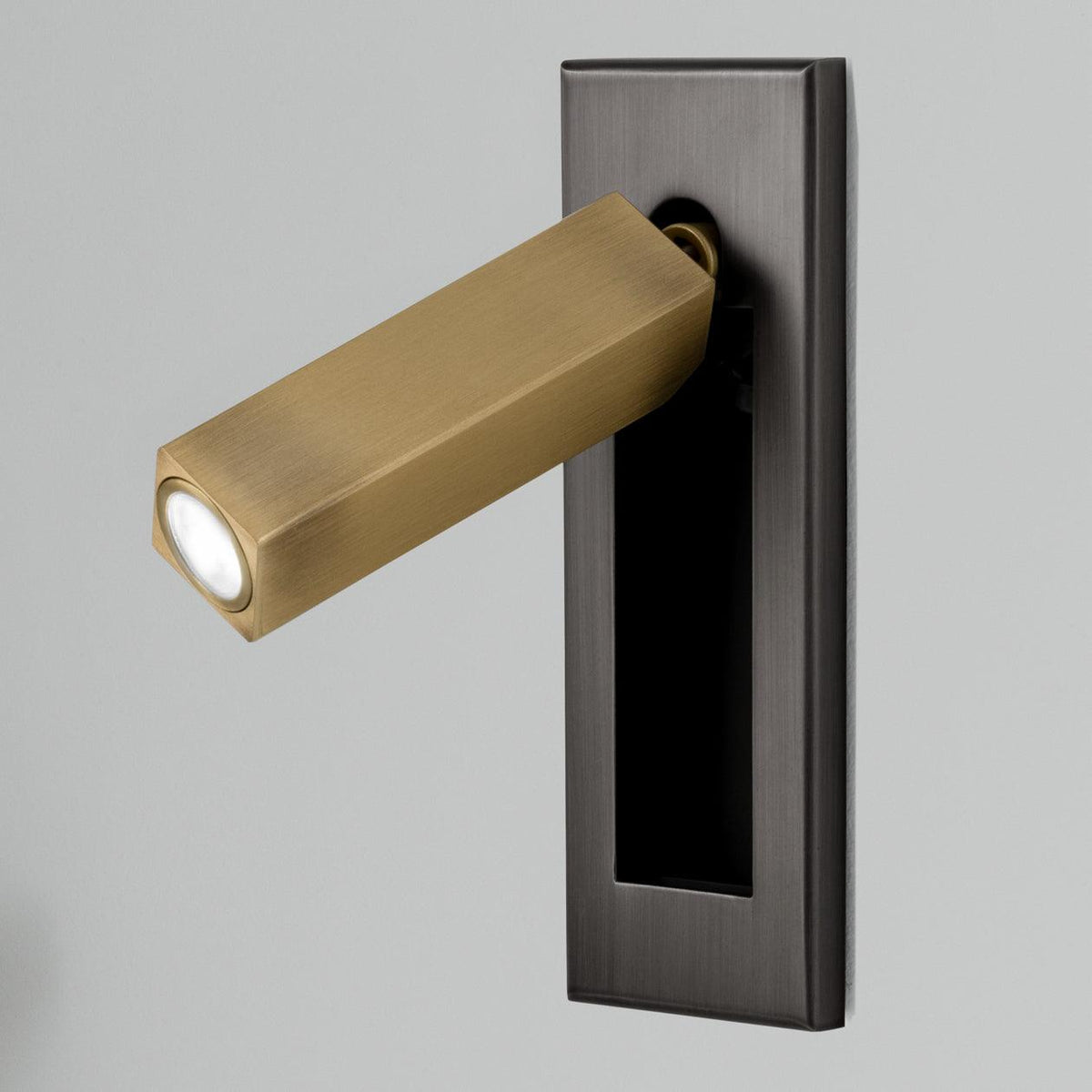Modern Minimal Embedded Aluminum LED Wall Sconce 1-Light