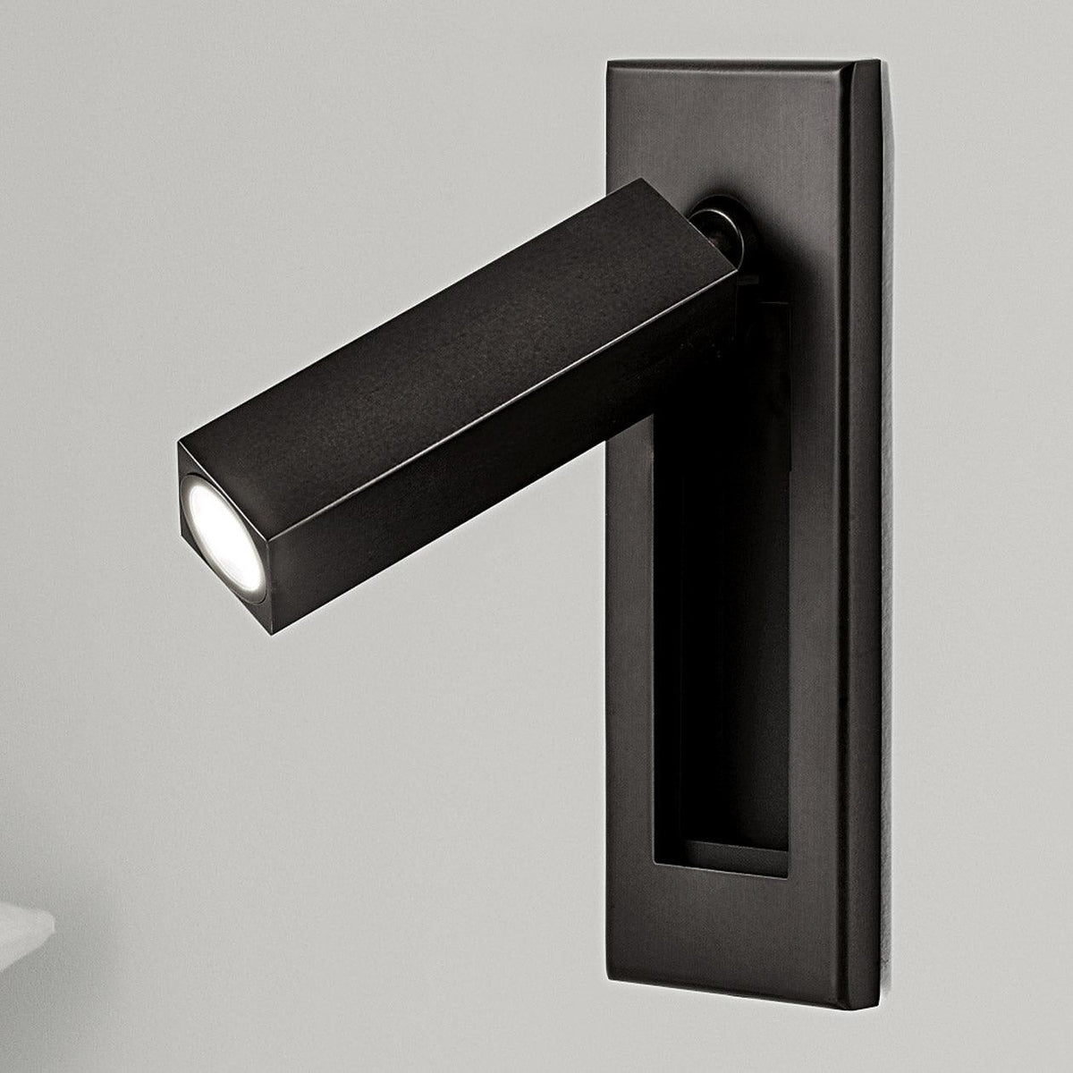 Modern Minimal Embedded Aluminum LED Wall Sconce 1-Light