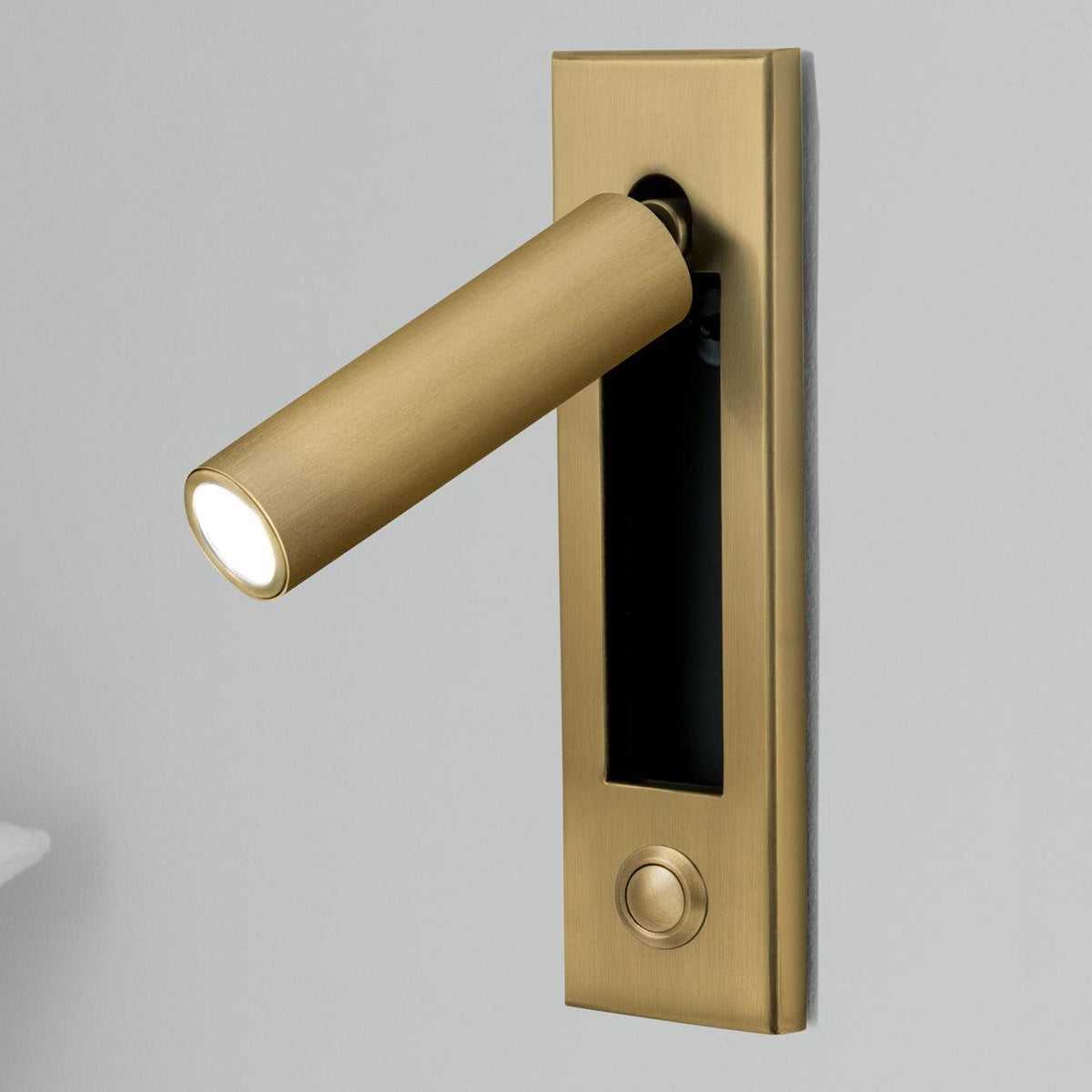 Modern Minimal Embedded Aluminum LED Wall Sconce 1-Light