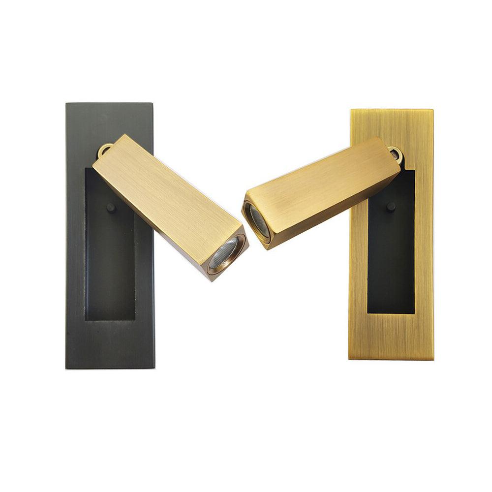 Modern Minimal Embedded Aluminum LED Wall Sconce 1-Light