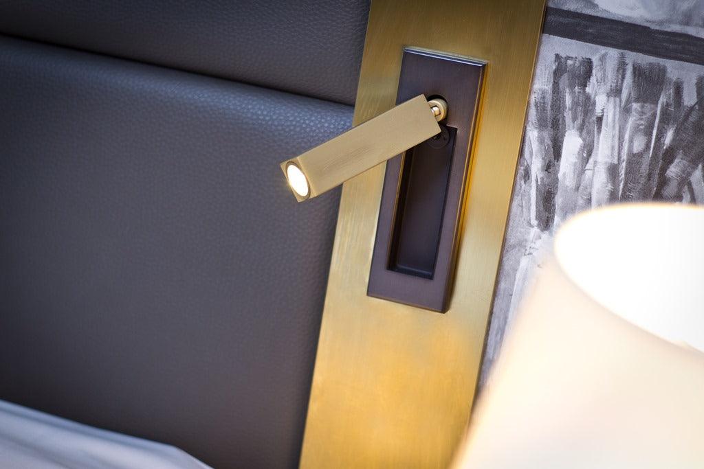 Modern Minimal Embedded Aluminum LED Wall Sconce 1-Light