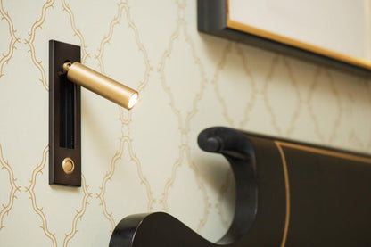 Modern Minimal Embedded Aluminum LED Wall Sconce 1-Light