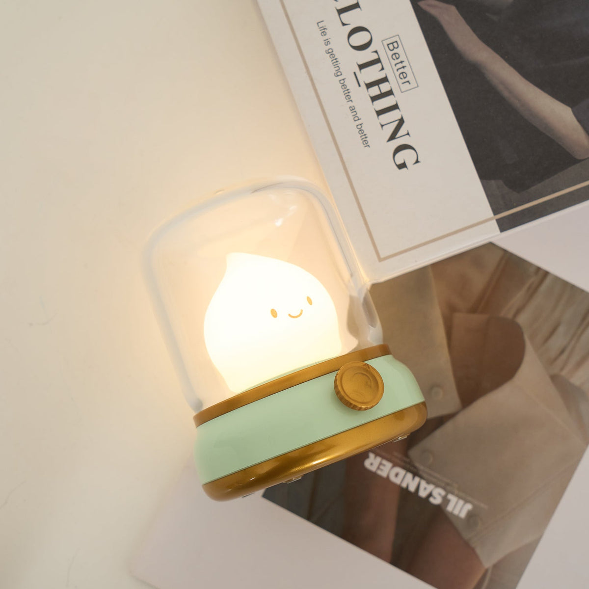 Contemporary Abs Soft Ambient Table Lamp 1-Light