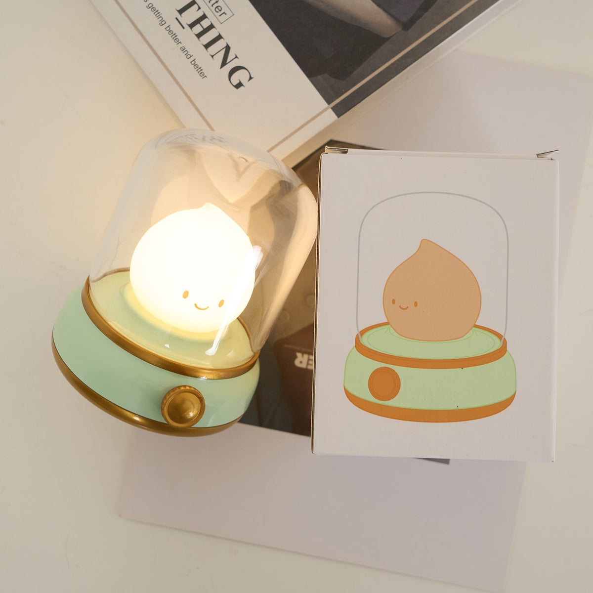 Contemporary Abs Soft Ambient Table Lamp 1-Light