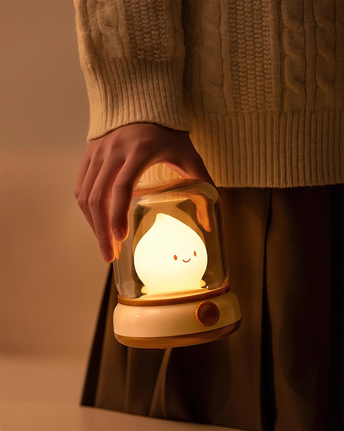 Contemporary Abs Soft Ambient Table Lamp 1-Light
