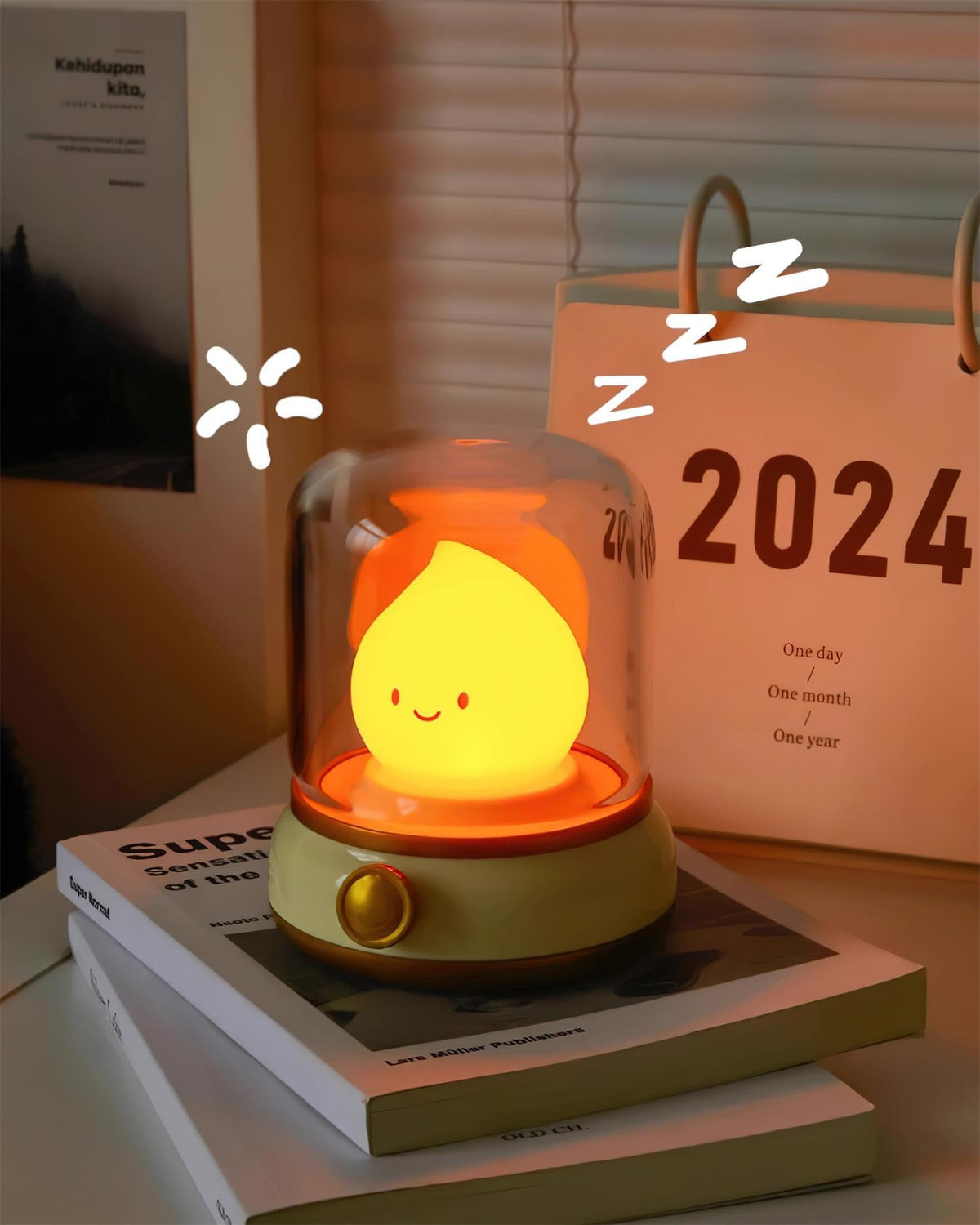 Contemporary Abs Soft Ambient Table Lamp 1-Light