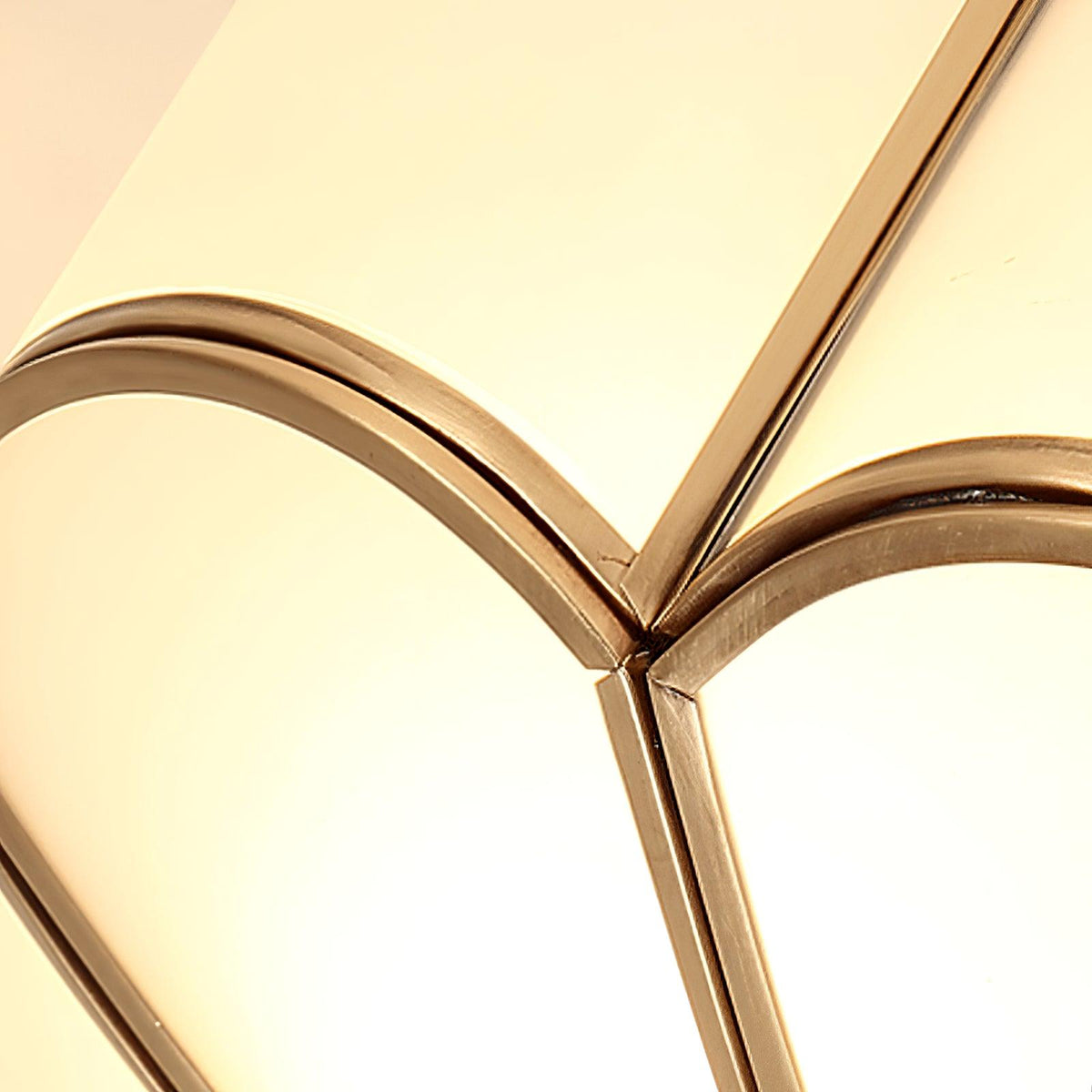 Contemporary Copper Petal Shade Ceiling Light 1-Light