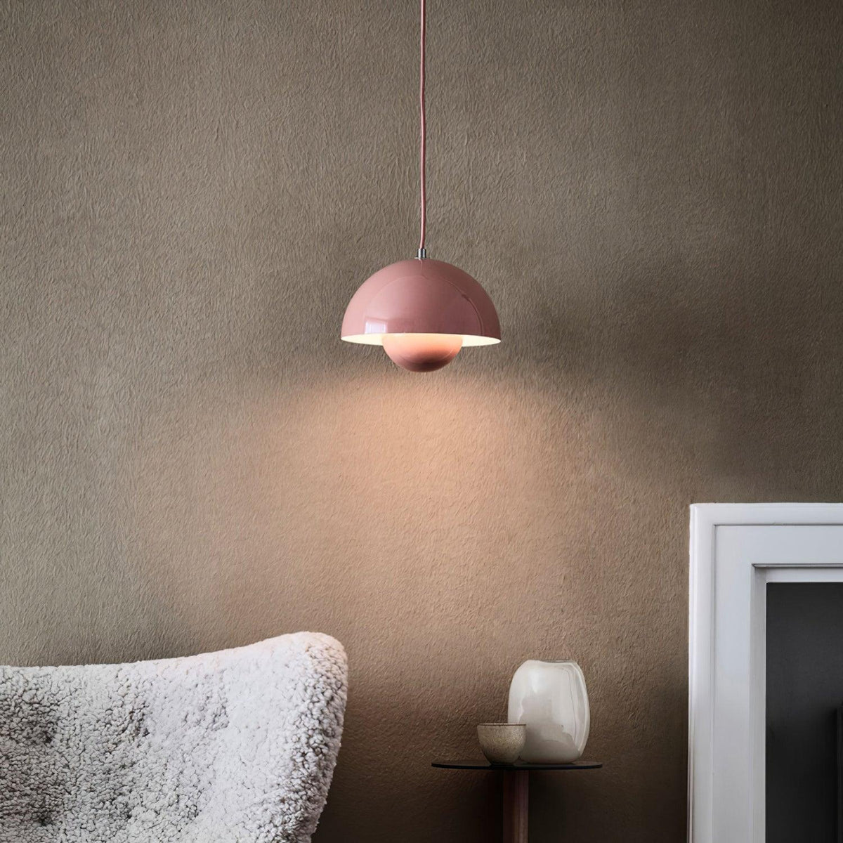 Contemporary Acrylic Floating Globe Pendant Light 1-Light