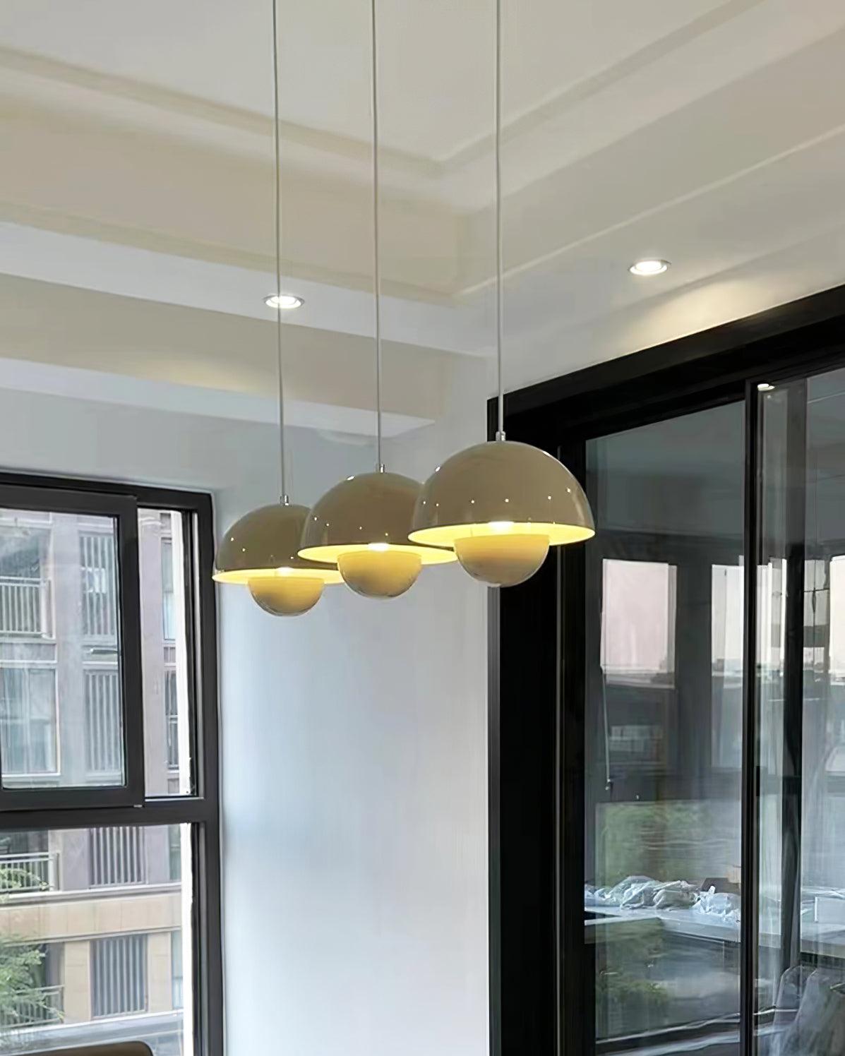 Contemporary Acrylic Floating Globe Pendant Light 1-Light