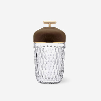 Contemporary Crystal Top Handle Table Lamp 1-Light