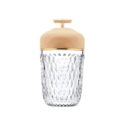 Contemporary Crystal Top Handle Table Lamp 1-Light