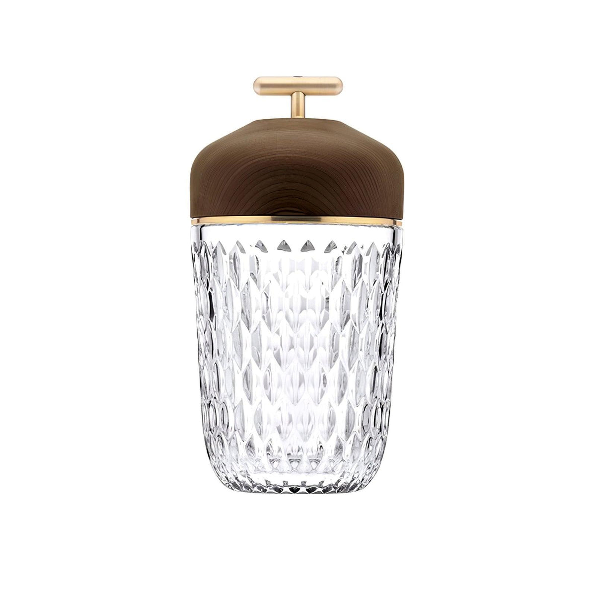 Contemporary Crystal Top Handle Table Lamp 1-Light