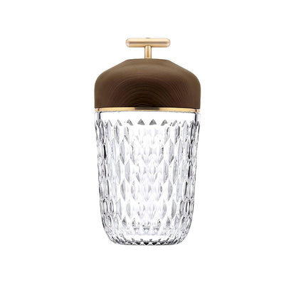 Contemporary Crystal Top Handle Table Lamp 1-Light