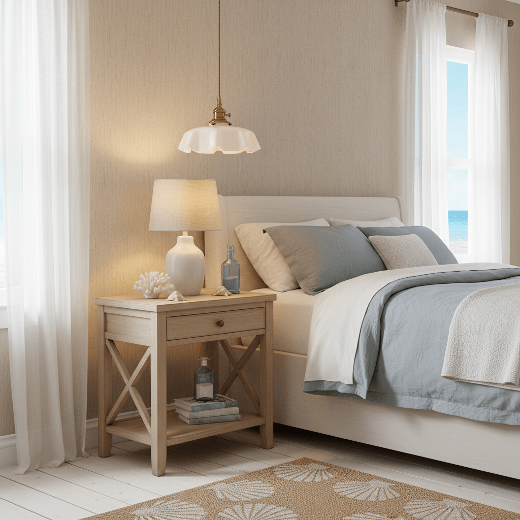 French-Inspired Ruffled Glass Brass Pendant Light 1-Light