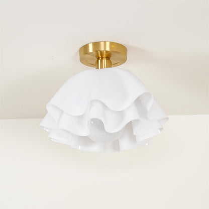 Contemporary Copper Brass Fitting Ceiling Light 1-Light