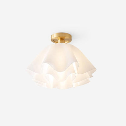 Contemporary Copper Brass Fitting Ceiling Light 1-Light