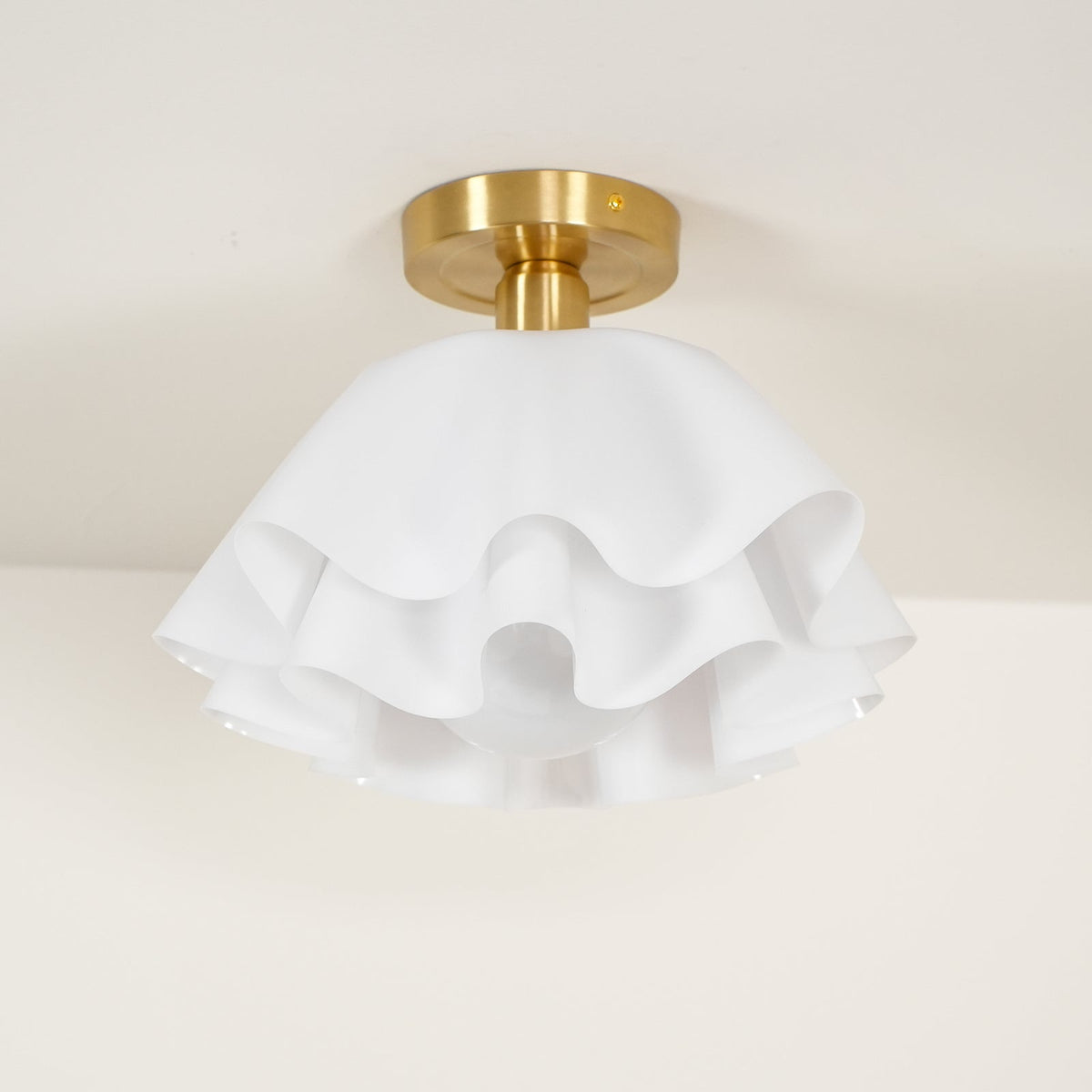 Contemporary Copper Brass Fitting Ceiling Light 1-Light