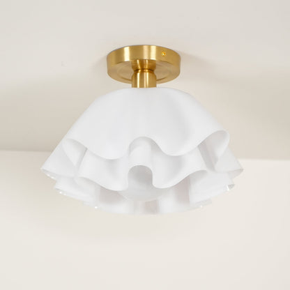 Contemporary Copper Brass Fitting Ceiling Light 1-Light