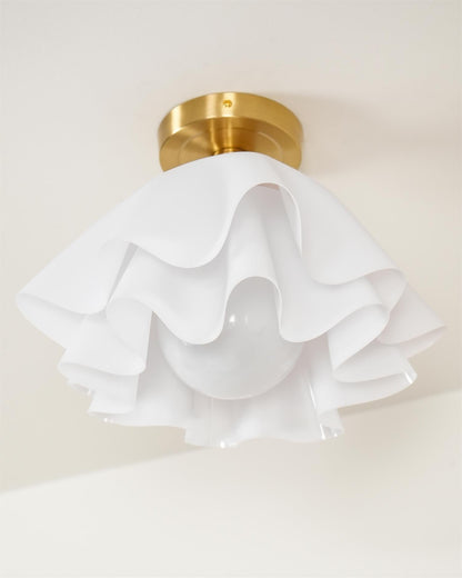 Contemporary Copper Brass Fitting Ceiling Light 1-Light