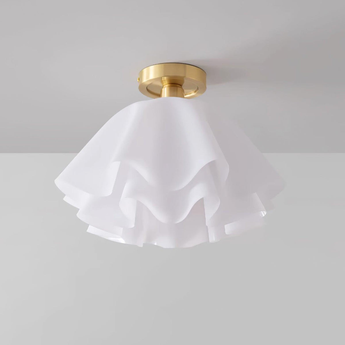 Contemporary Copper Brass Fitting Ceiling Light 1-Light