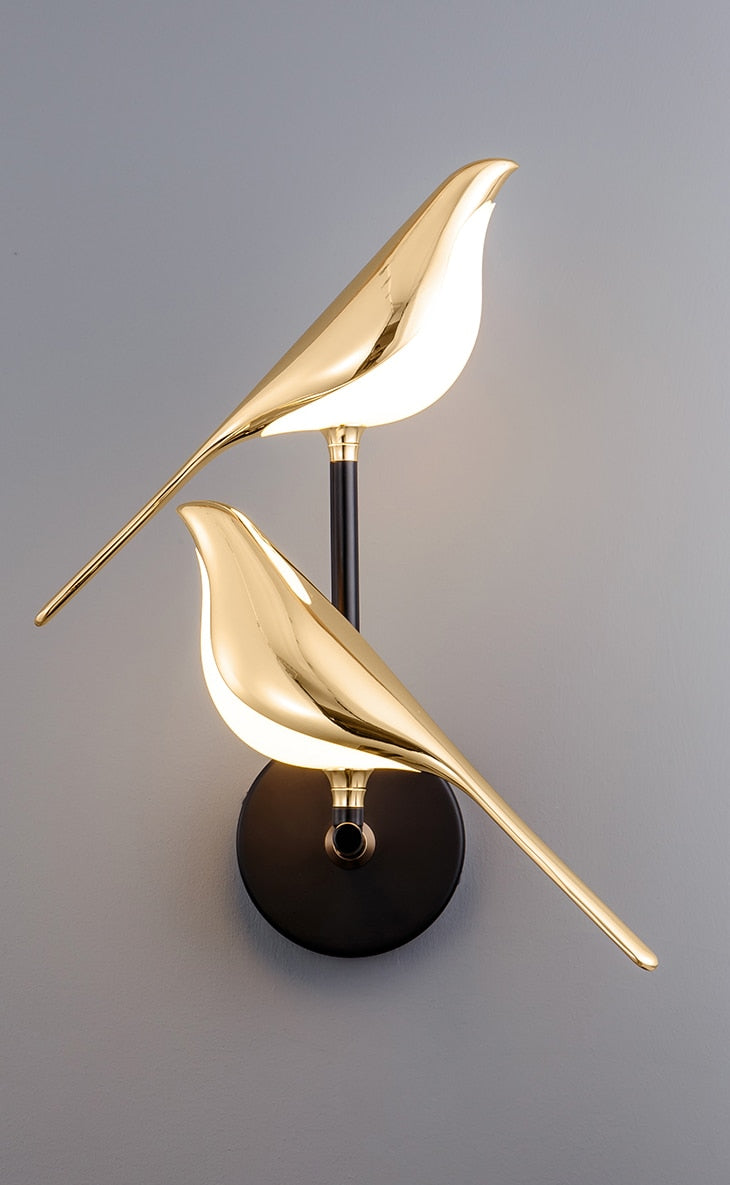Contemporary Bird Wall Sconce LED Light