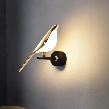 Contemporary Bird Wall Sconce LED Light