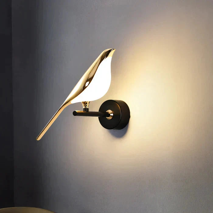 Contemporary Bird Wall Sconce LED Light