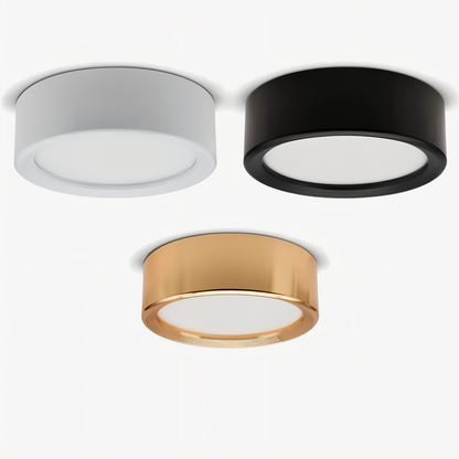 Modern Iron Flush Ø7.5cm Ceiling Light 1-Light