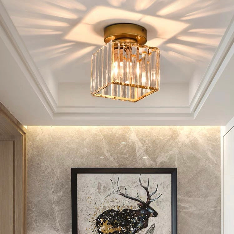 Contemporary Iron 1-Light Flush Ceiling Light 1-Light