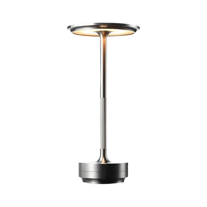 Modern Brass Cone LED Rechargeable Table Lamp 1-Light