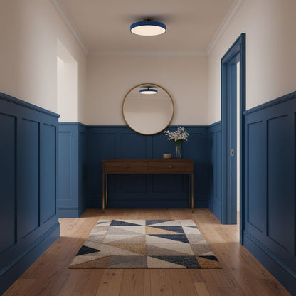 Contemporary Round LED Flush Mount Ceiling Light 1-Light