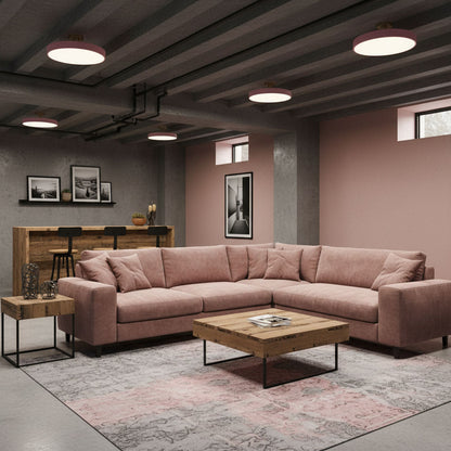 Contemporary Round LED Flush Mount Ceiling Light 1-Light