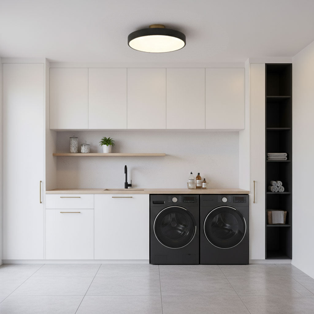 Contemporary Round LED Flush Mount Ceiling Light 1-Light