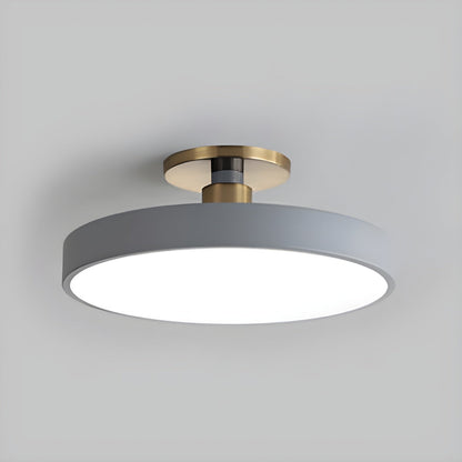 Contemporary Round LED Flush Mount Ceiling Light 1-Light
